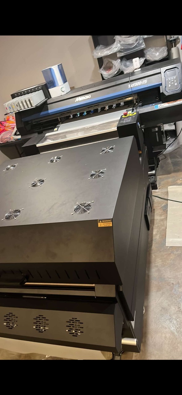 Professional DTF printing equipment and finished products